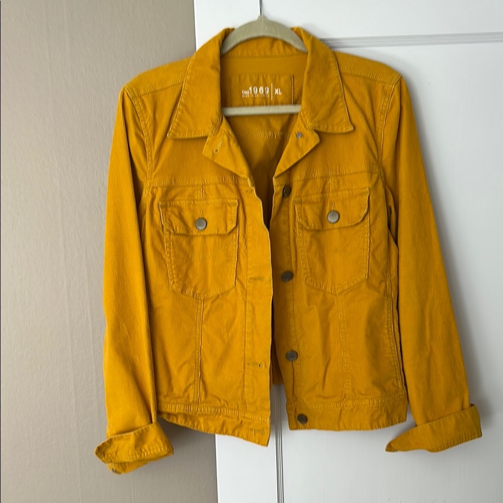 Gap- Yellow Corduroy Jacket